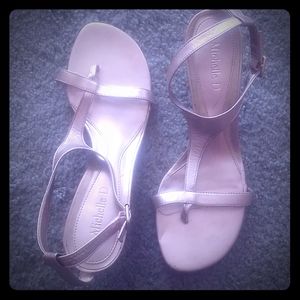 Gold Michelle D sandals